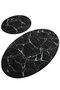 Mijölnir Juego de Alfombras de Baño Marble Djt Multicolor